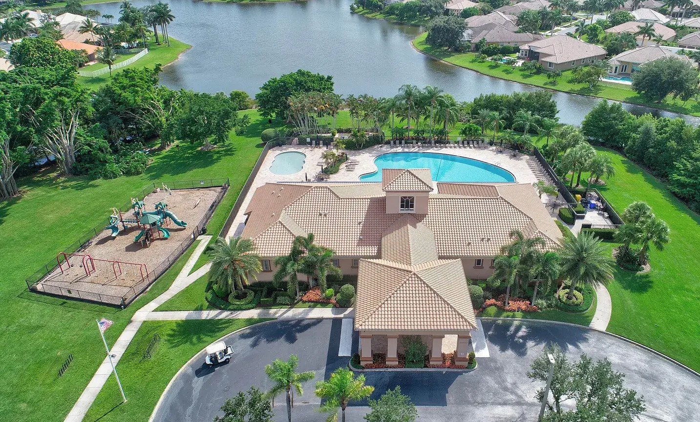 MLS-ready real estate drone photo of Miami Neighborhood