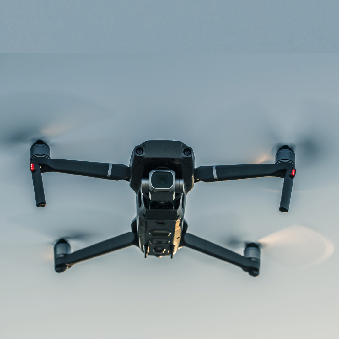 DJI Drone on the ground